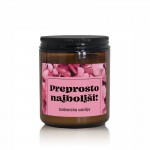 Darilna dišeča sveča z napisom in vonjem burbonske vanilije - Preprosto najboljši!